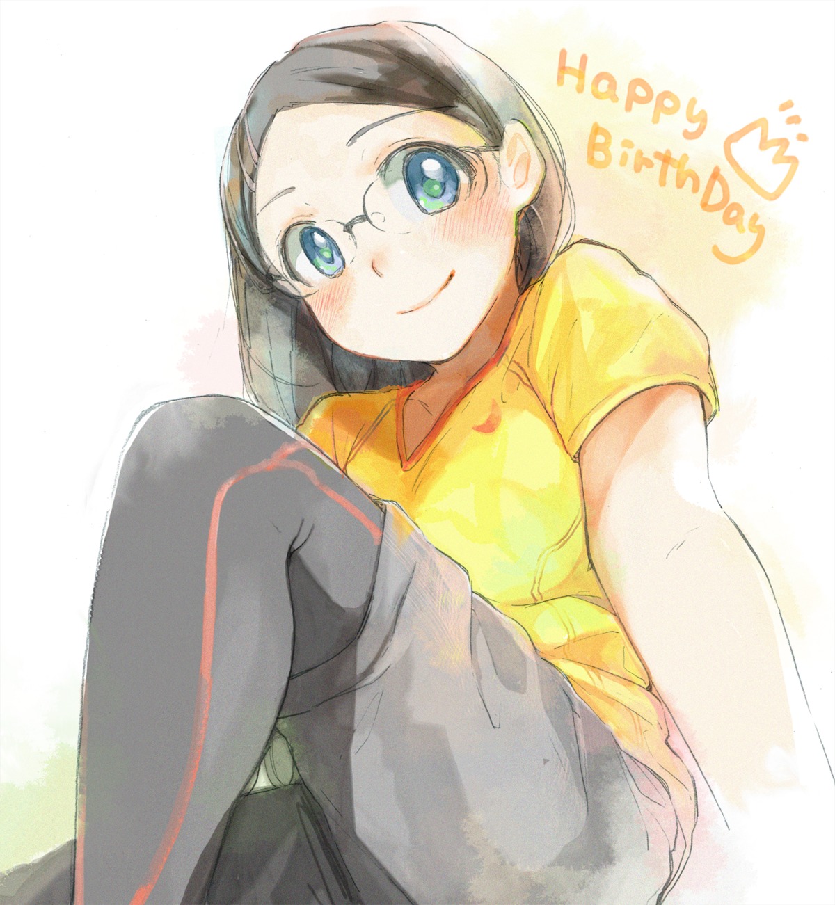 megane, saitou_kaede, sketch, tarazoo, yama_no_susume
