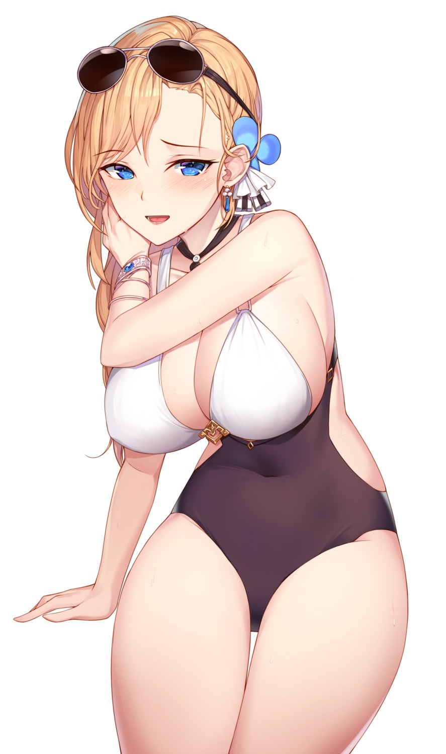azur_lane, btraphen, hood_(azur_lane), megane, swimsuits