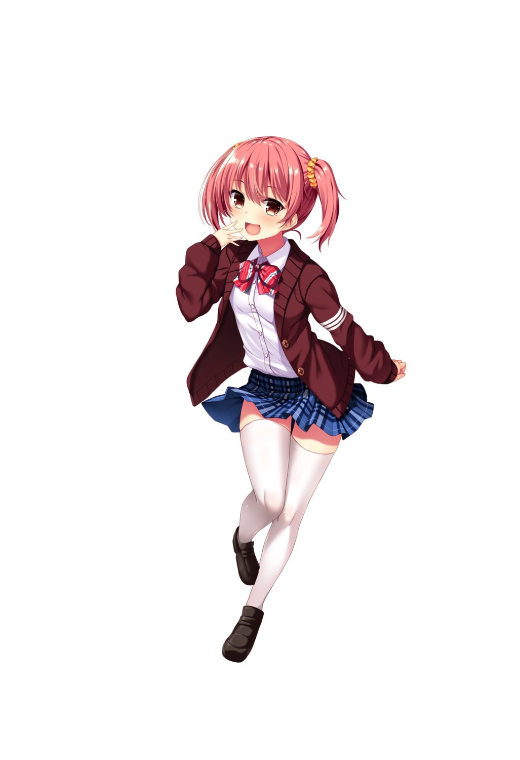 jitaku_studio, real_eroge_situation!_2, seifuku, skirt_lift, sweater, tagme, thighhighs, tokitou_rino