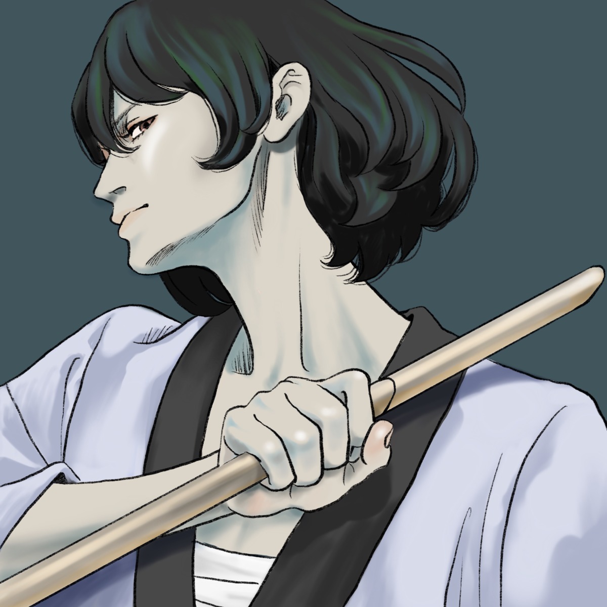 ishikawa_goemon_xiii, japanese_clothes, lupin_iii, miyamoto_yoshiko, sword