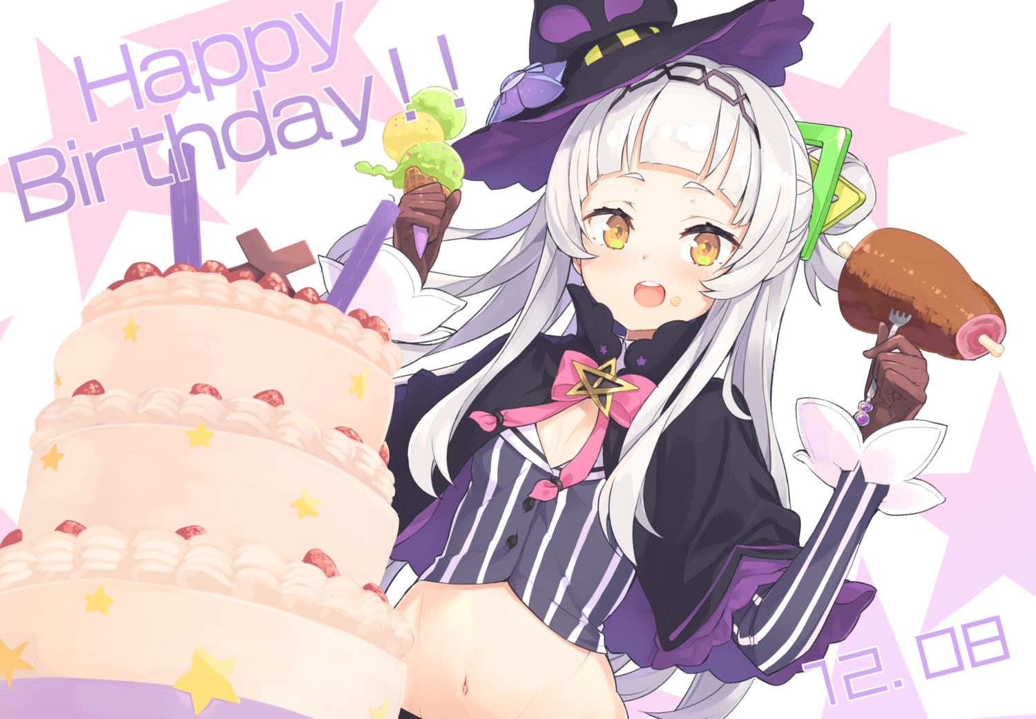 cleavage, hololive, murasaki_shion, tam-u