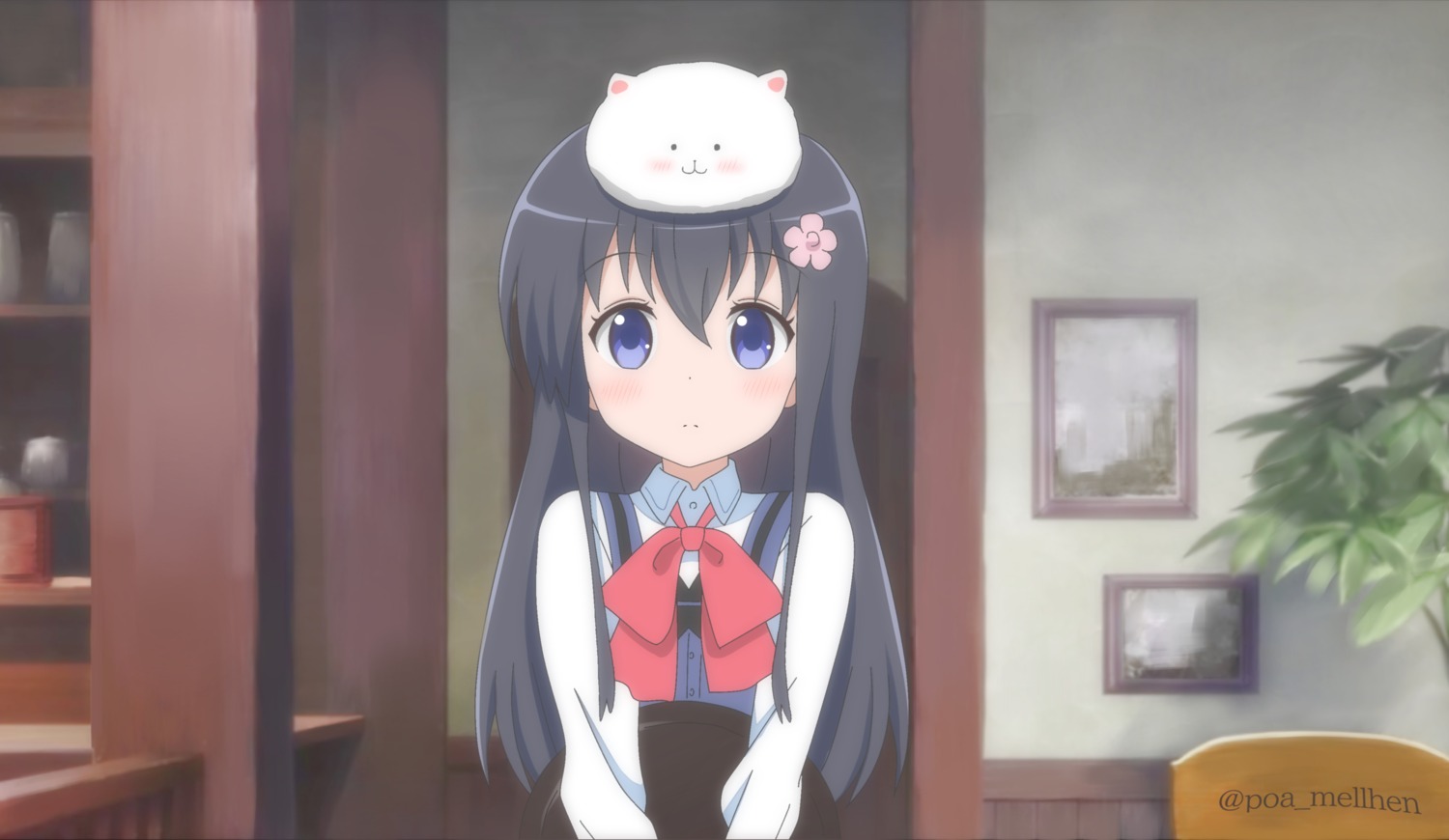 cosplay, gochuumon_wa_usagi_desu_ka?, poa_mellhen, shirosaki_hana, tippy_(gochiusa), waitress, watashi_ni_tenshi_ga_maiorita!