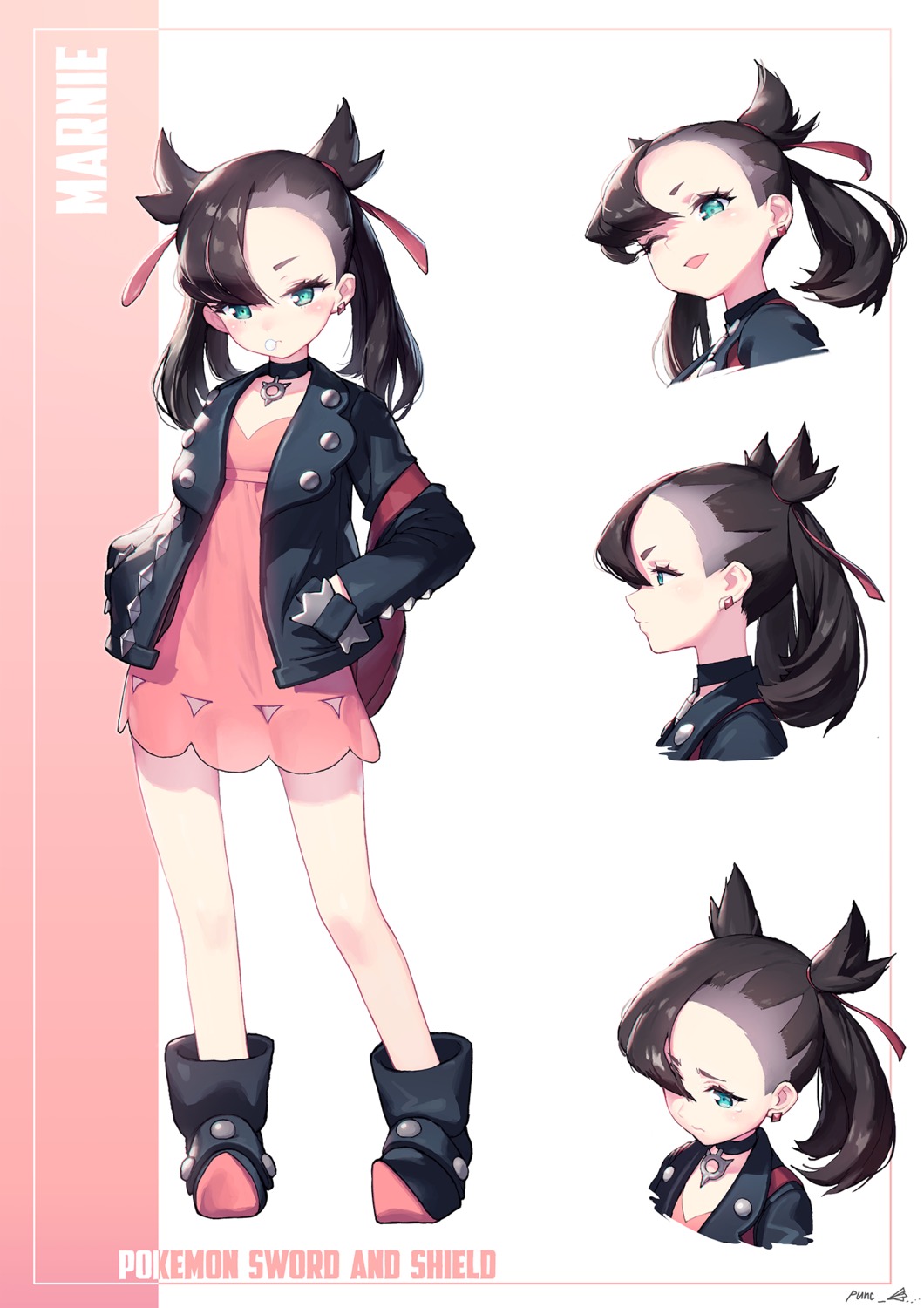 dress, expression, mary_(pokemon), pokemon, pokemon_swsh, punc_p