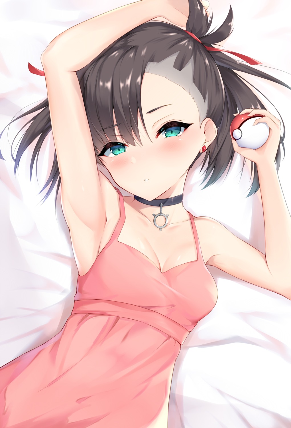 cleavage, dress, mary_(pokemon), pokemon, pokemon_swsh, ranju_aira