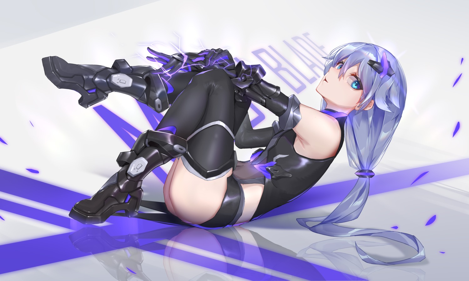 armor, ass, benghuai_xueyuan, fu_hua, heels, honkai_impact, leotard, thighhighs, wucanming