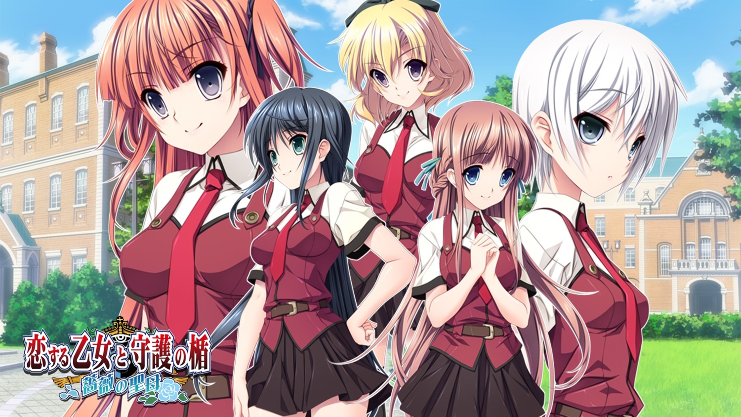 axl, koisuru_otome_to_shugo_no_tate_~bara_no_seibo~, seifuku, senomoto_hisashi, wallpaper