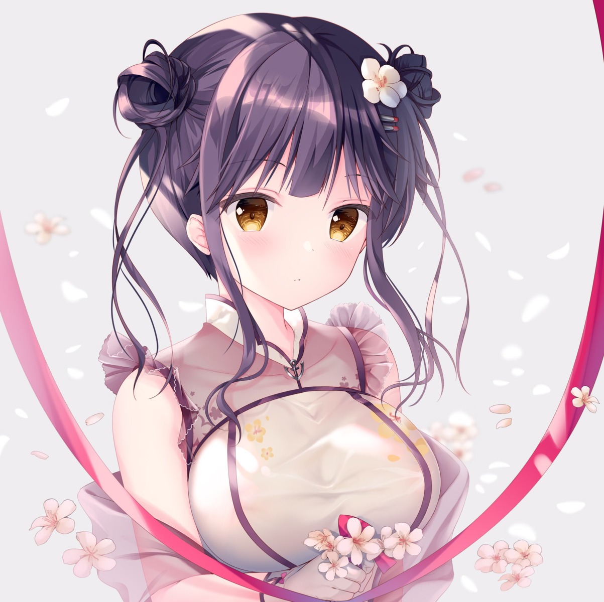 azur_lane, breast_hold, chinadress, mullany_(azur_lane), twinbox