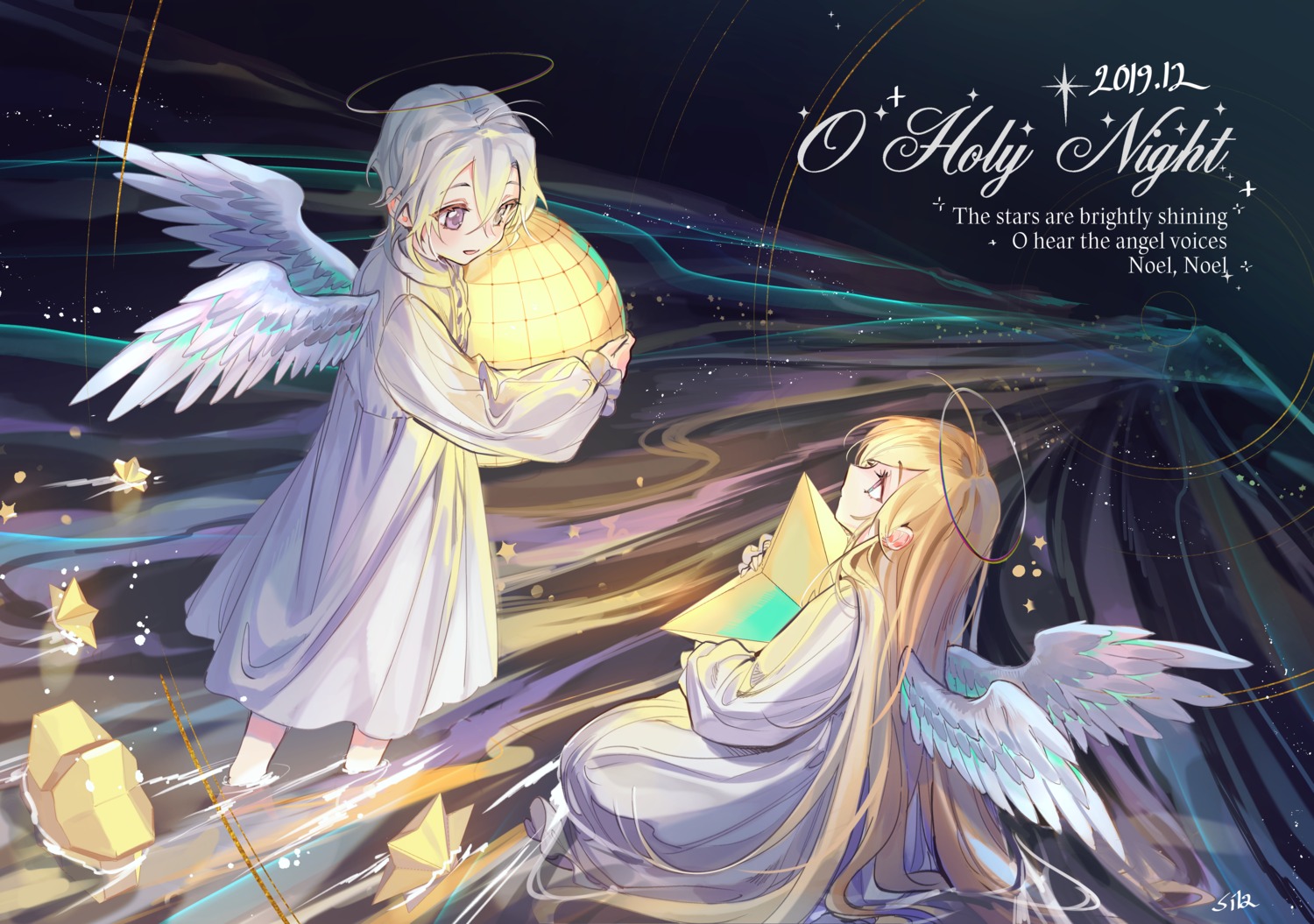 christmas, dress, sila, wet, wings