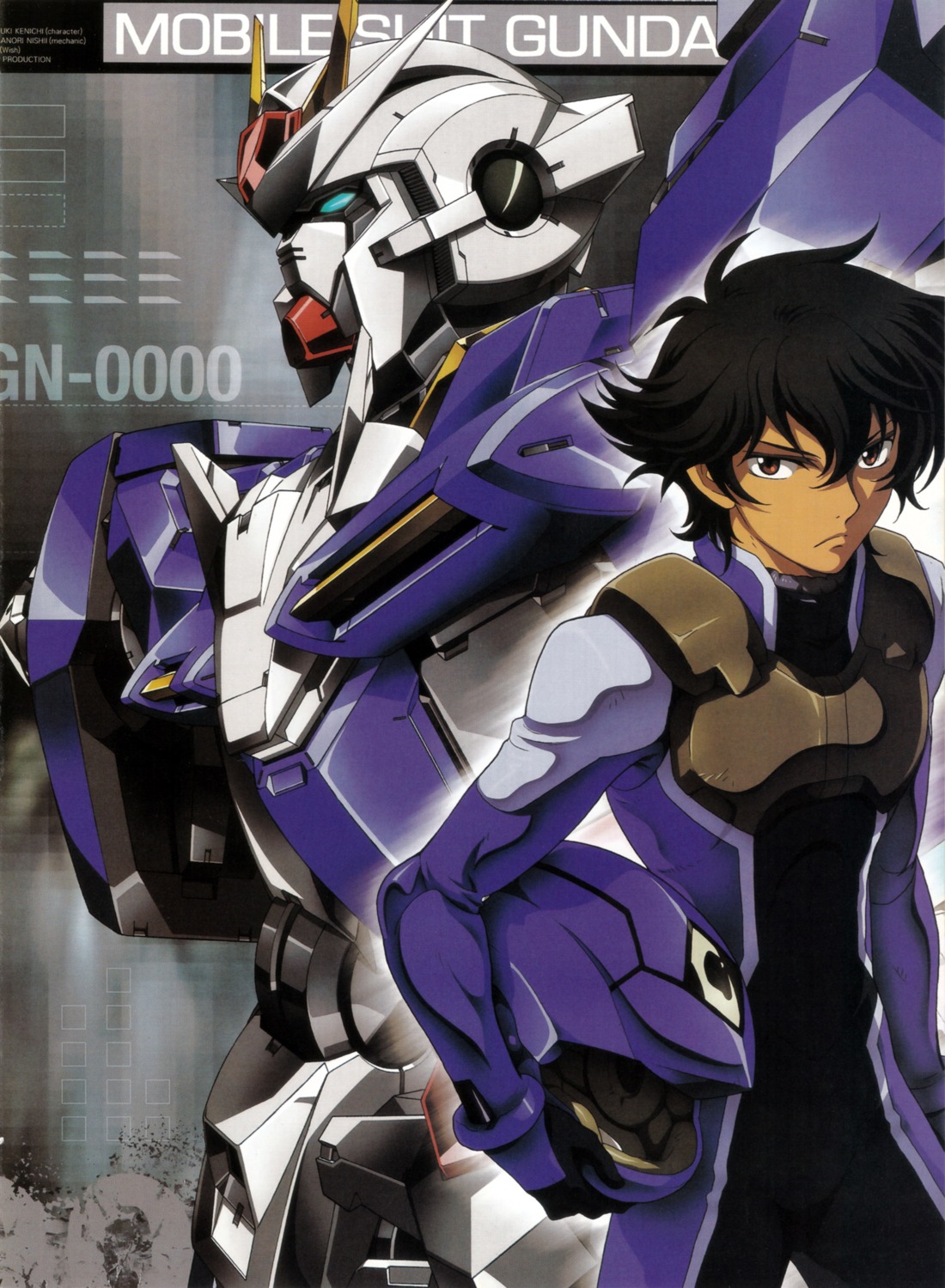 00_gundam, gundam, gundam_00, male, mecha, nishii_masanori, oonuki_kenichi, screening
