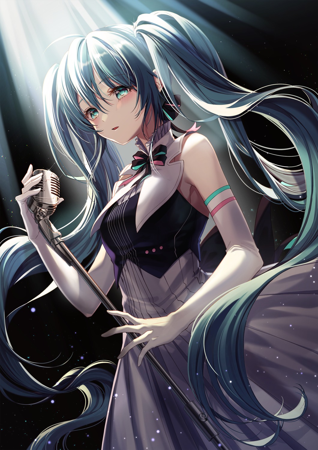 dress, hatsune_miku, hatsune_miku_symphony, kiwi_(pixiv6429539), vocaloid