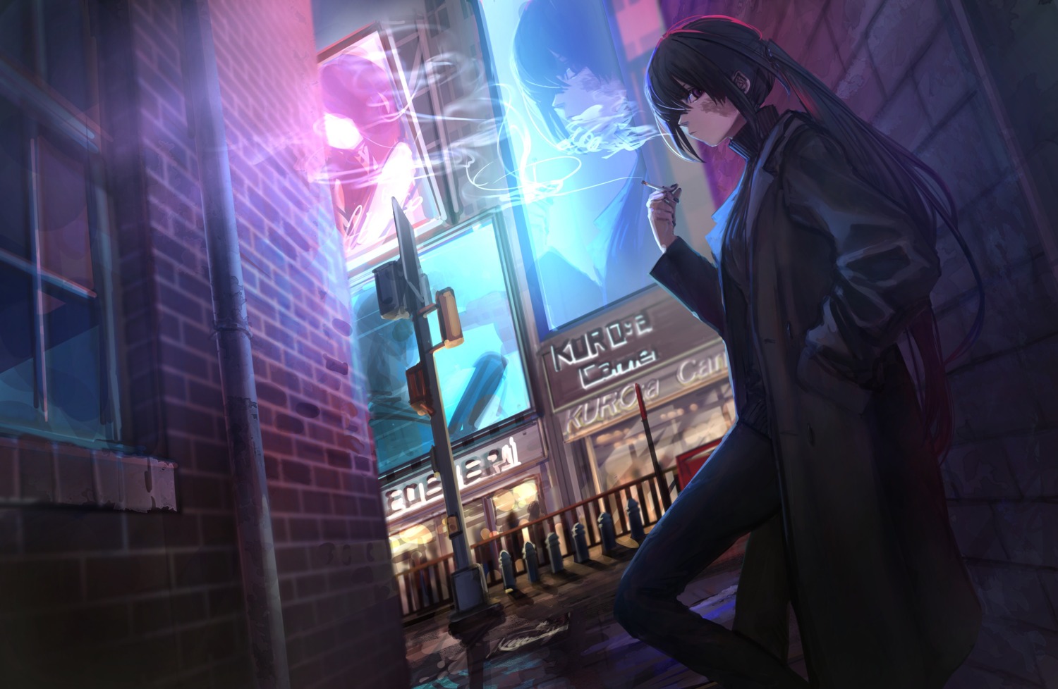 hashimoto_kokai, kuro:a, kuro:a_channel, smoking