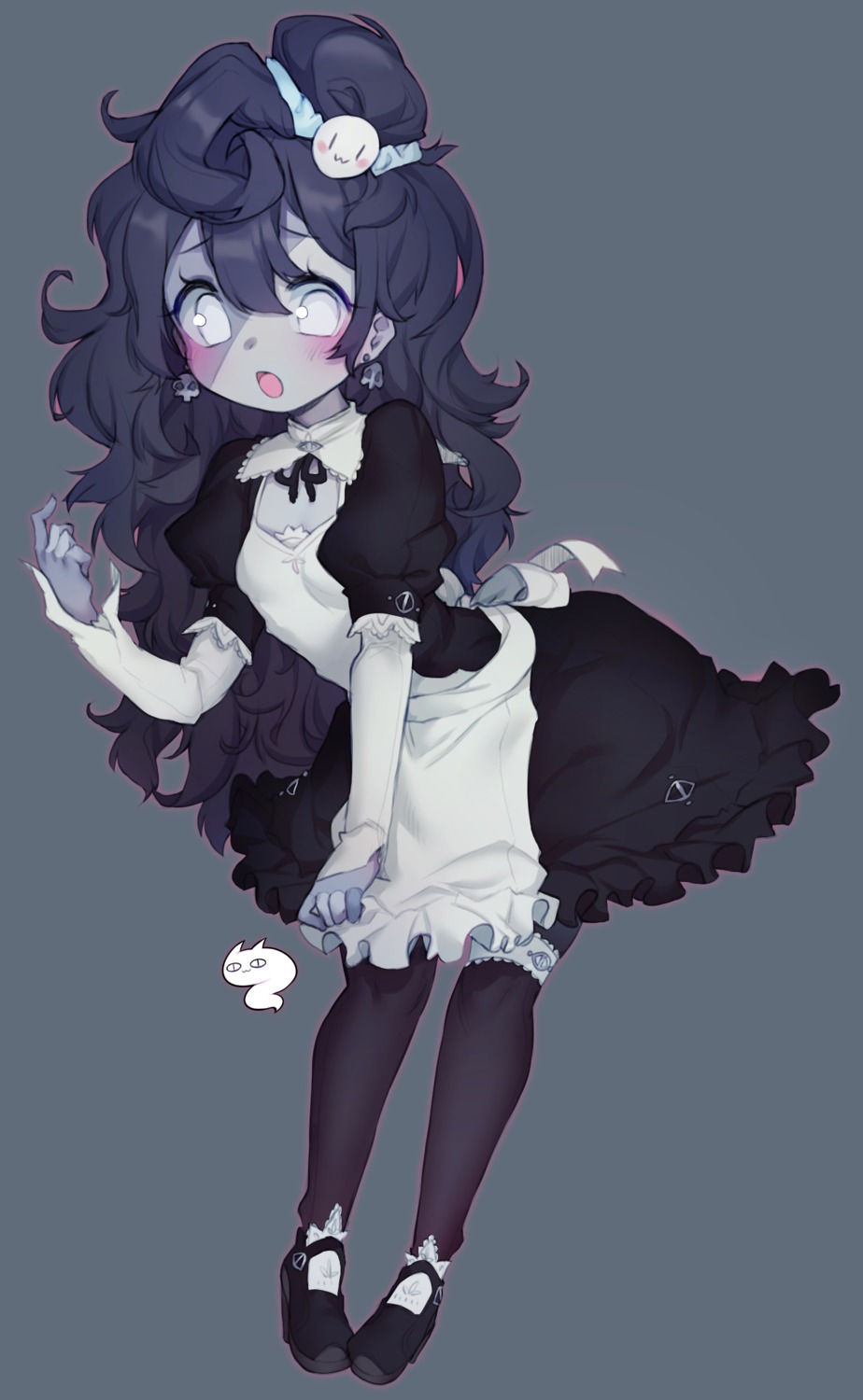 garter, heels, maid, niniidawns
