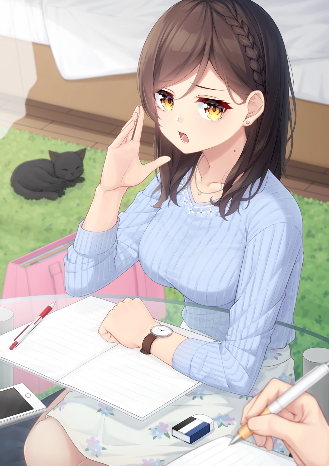 neko, ochiai_miyabi, sweater