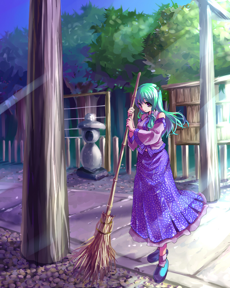 kobanzame, kochiya_sanae, touhou