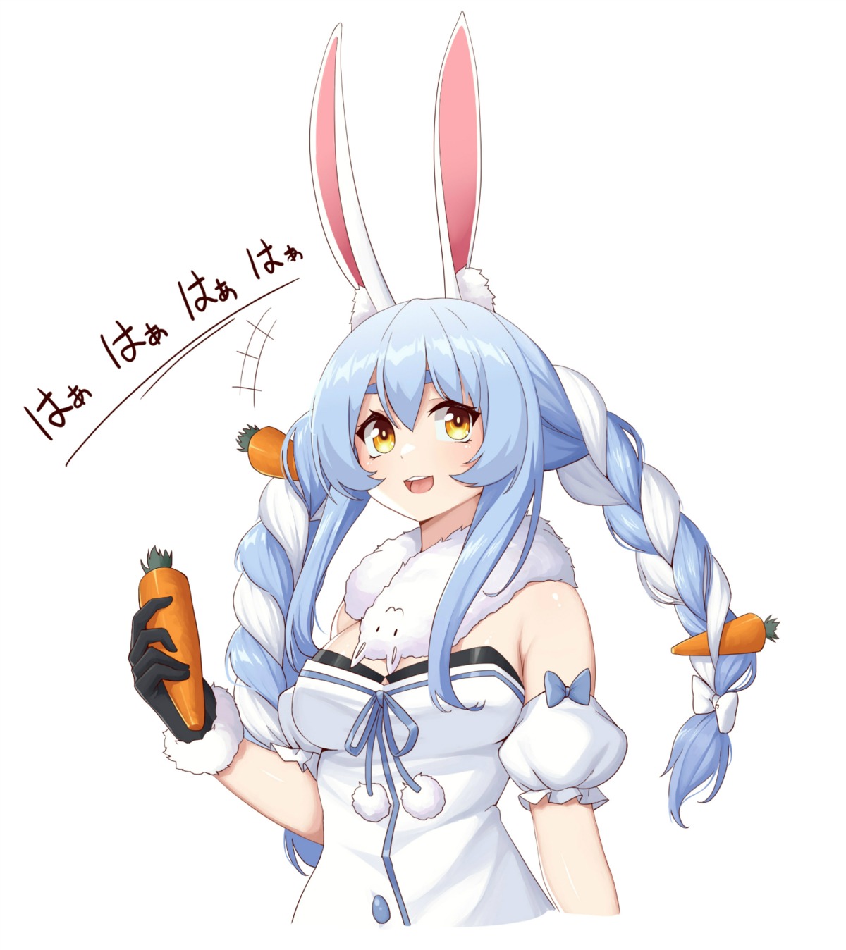 animal_ears, bunny_ears, da_chu_z_jun, hololive, usada_pekora