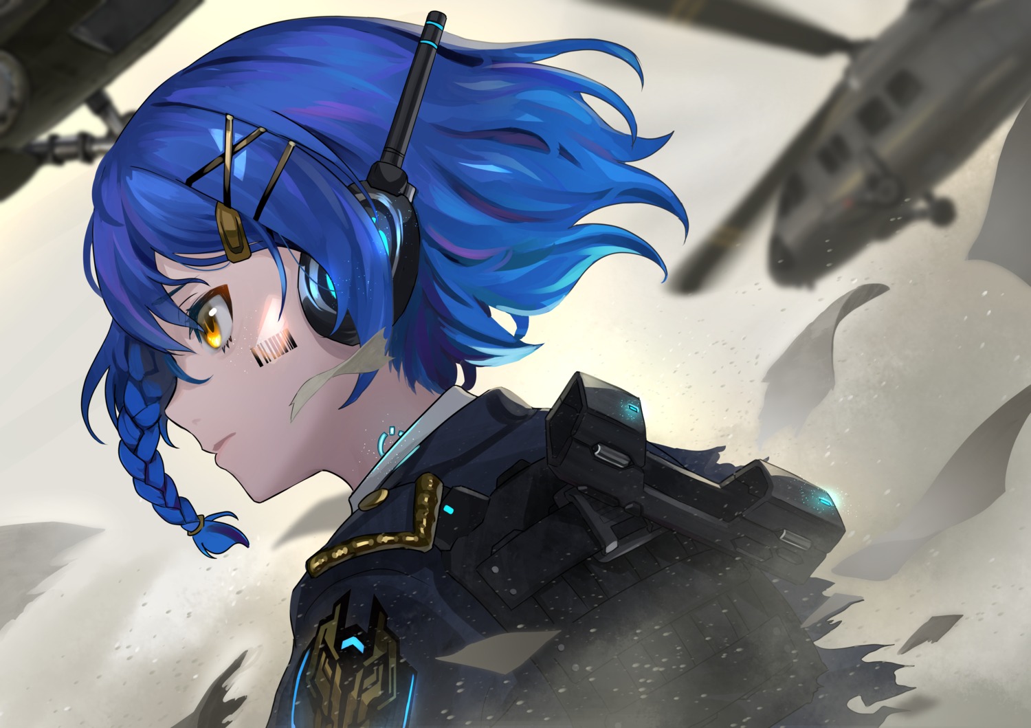 asagon007, mecha_musume, tattoo