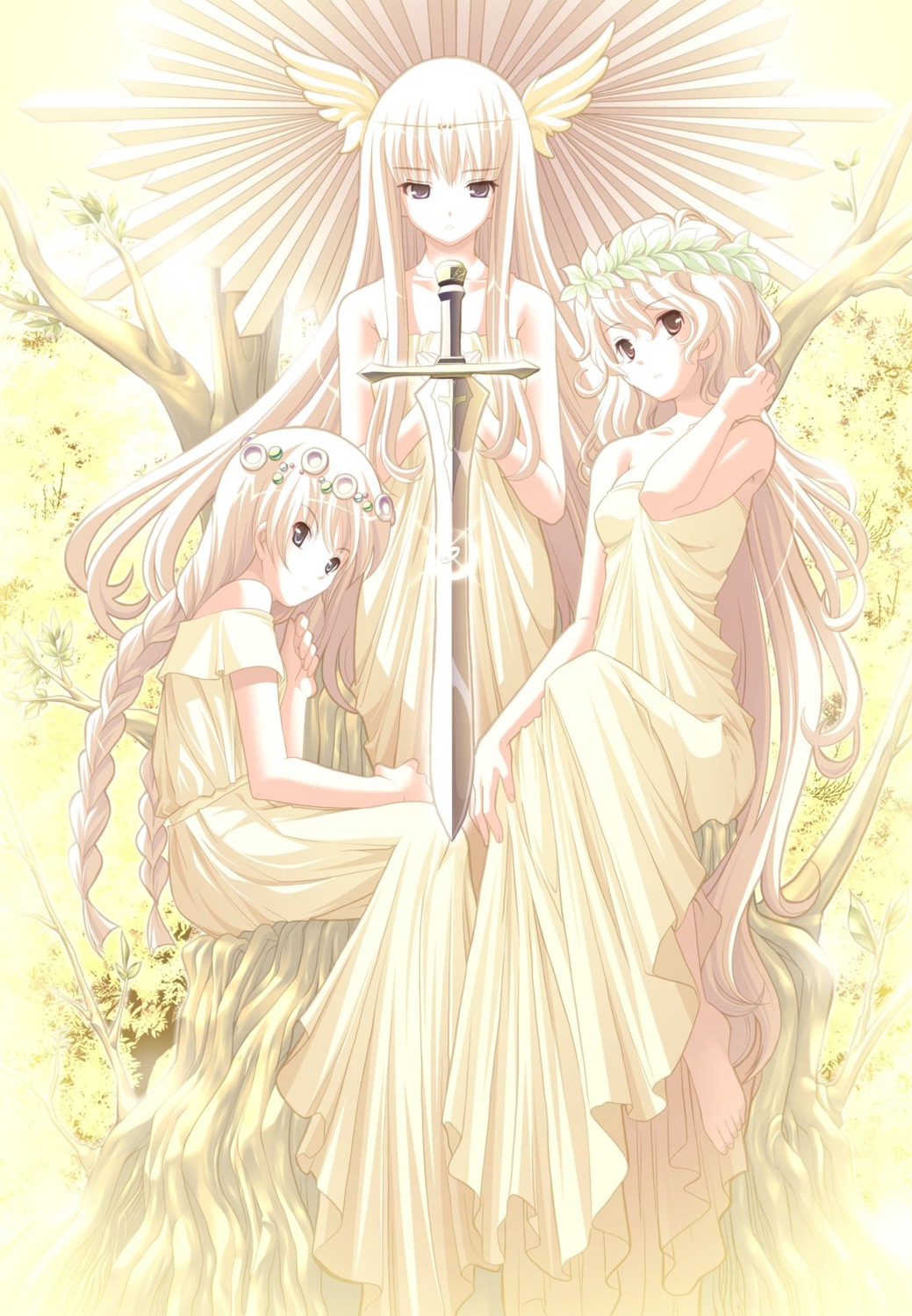 dress, game_cg, shirogane_no_soleil, skyfish, sword, tsurugi_hagane