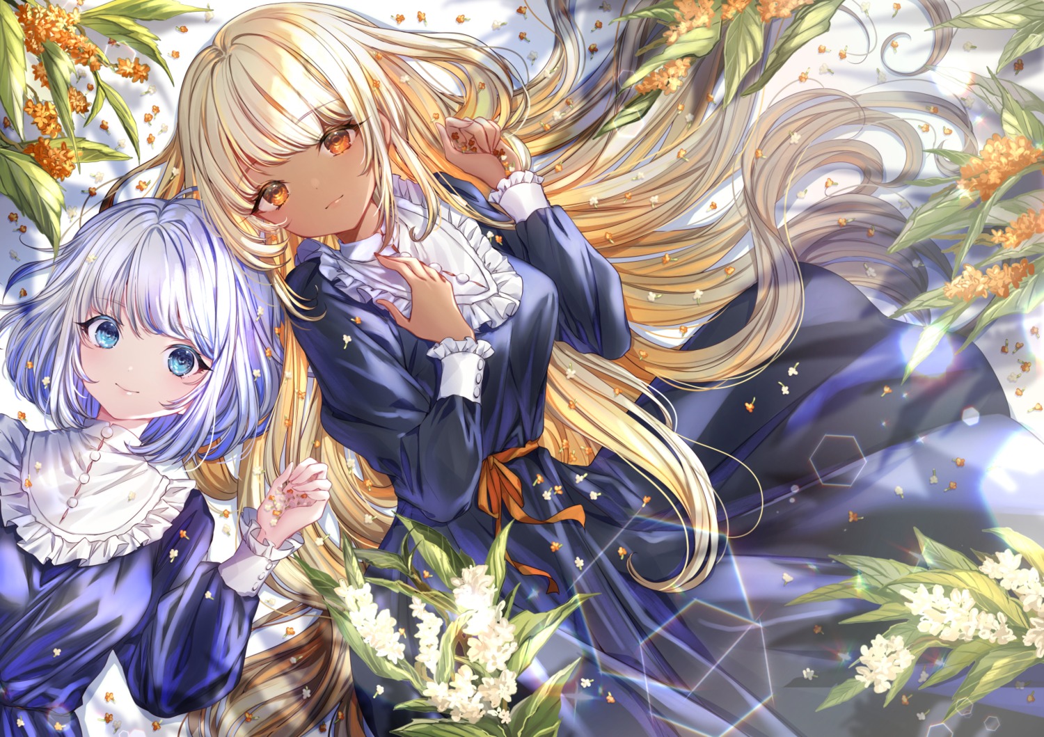 breast_hold, dress, mitsunari_miyako