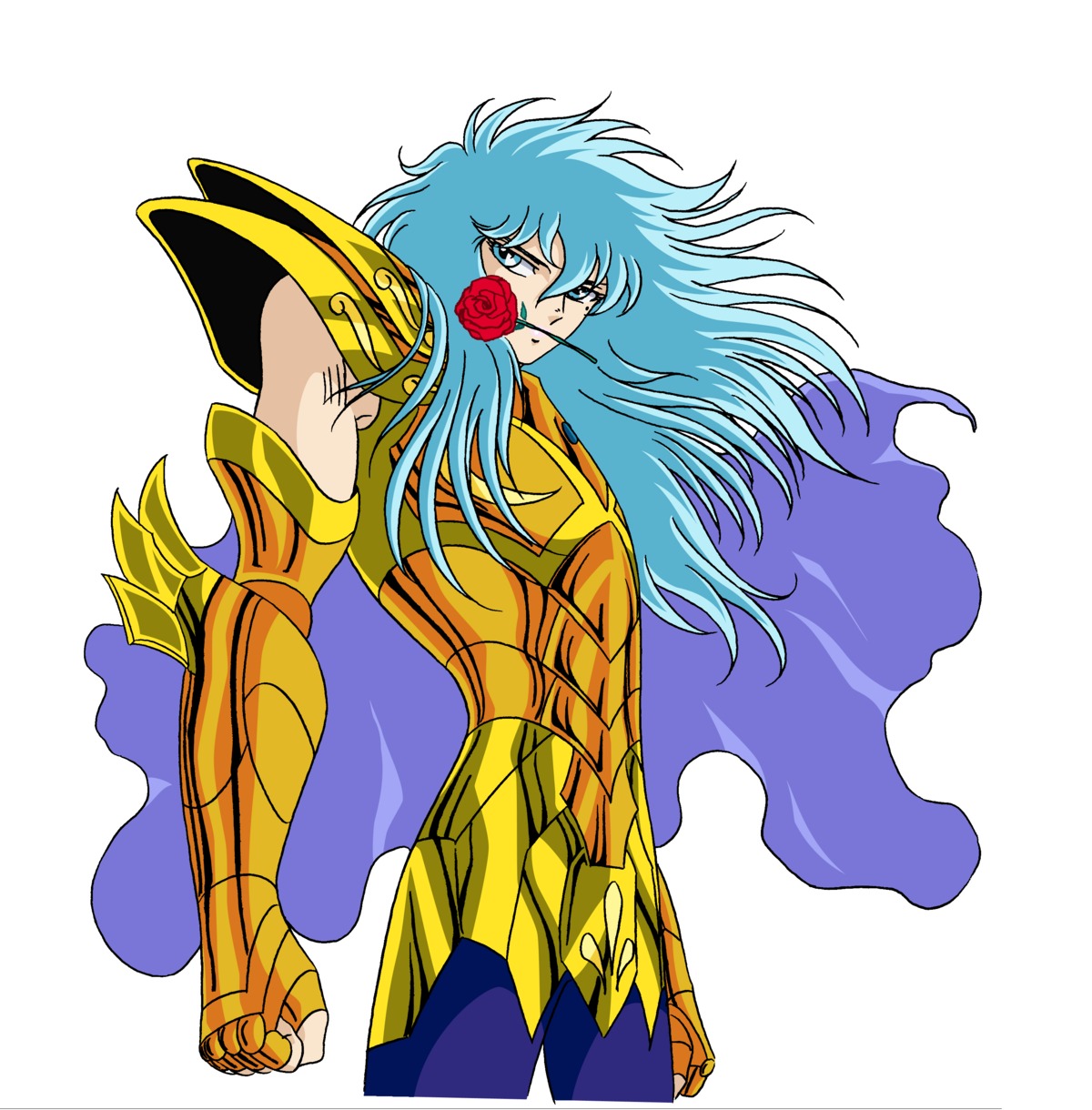 male, pisces_aphrodite, saint_seiya