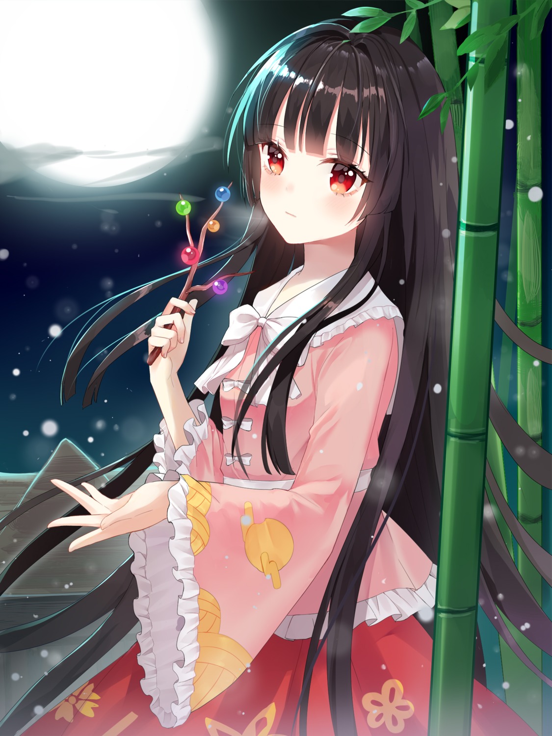 houraisan_kaguya, hum_(ten_ten), japanese_clothes, touhou