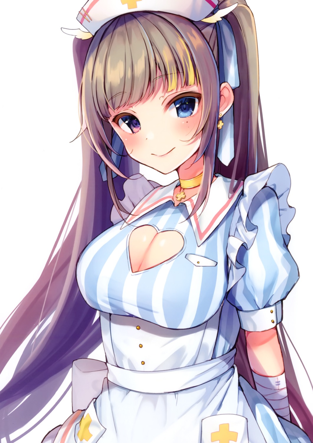 bandages, cleavage, momoirone, nurse