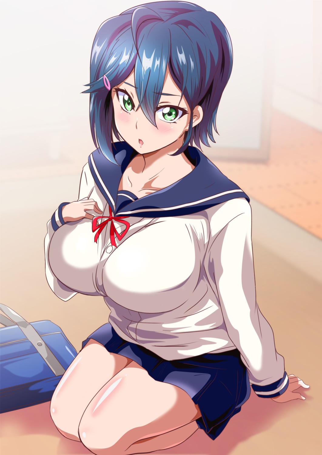 breast_hold, seifuku, washizuka_shou