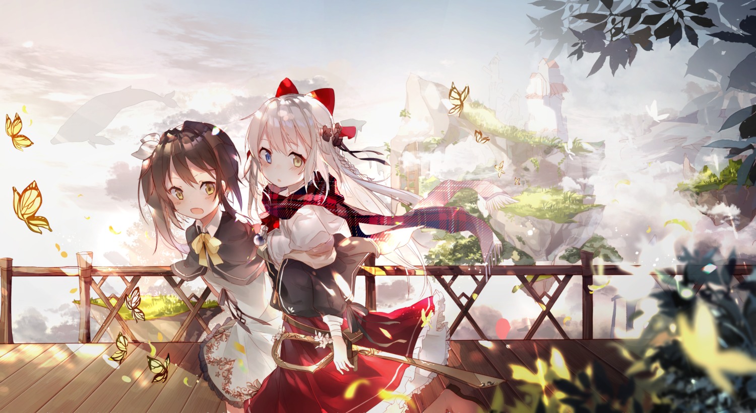 amafuyu, dress, heterochromia