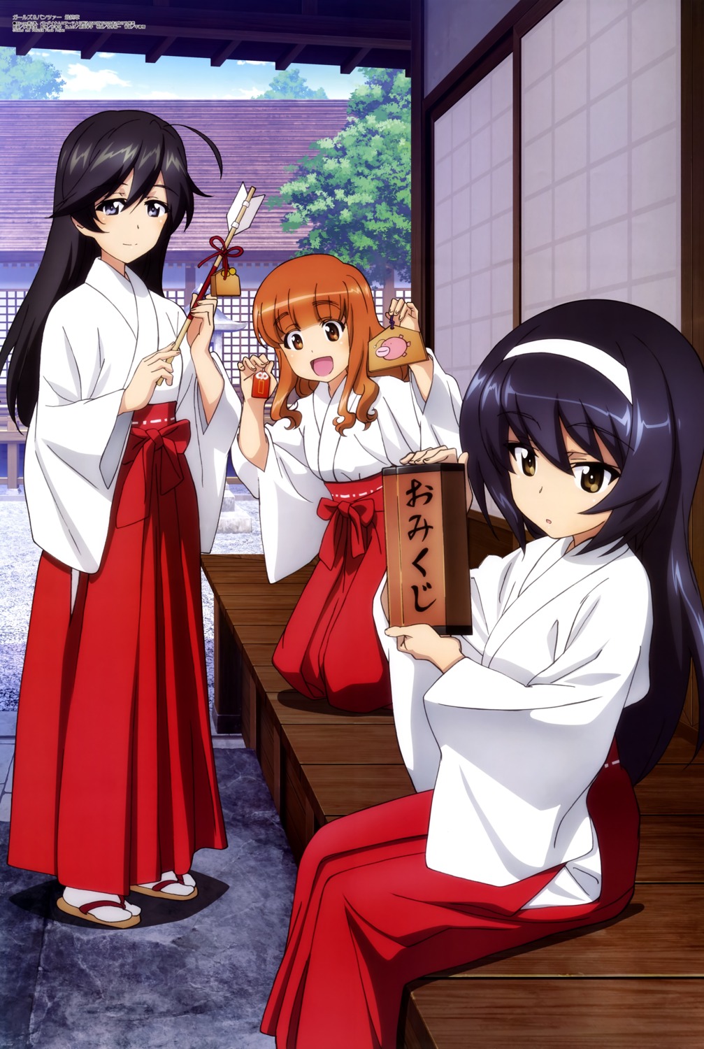girls_und_panzer, isuzu_hana, itou_takeshi, miko, reizei_mako, takebe_saori