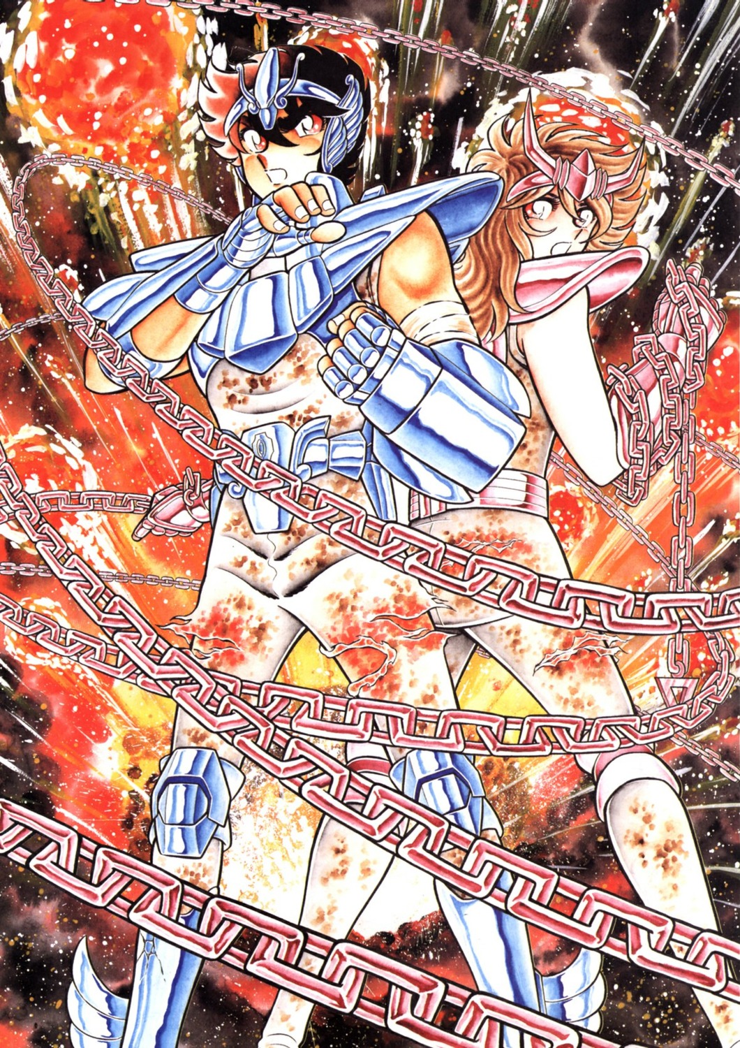 andromeda_shun, kurumada_masami, male, pegasus_seiya, saint_seiya