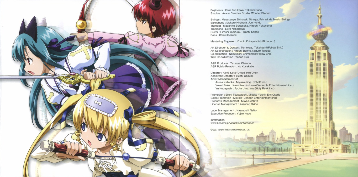 hayama_kotono, hijiri_misaki, saint_october, shirafuji_natsuki