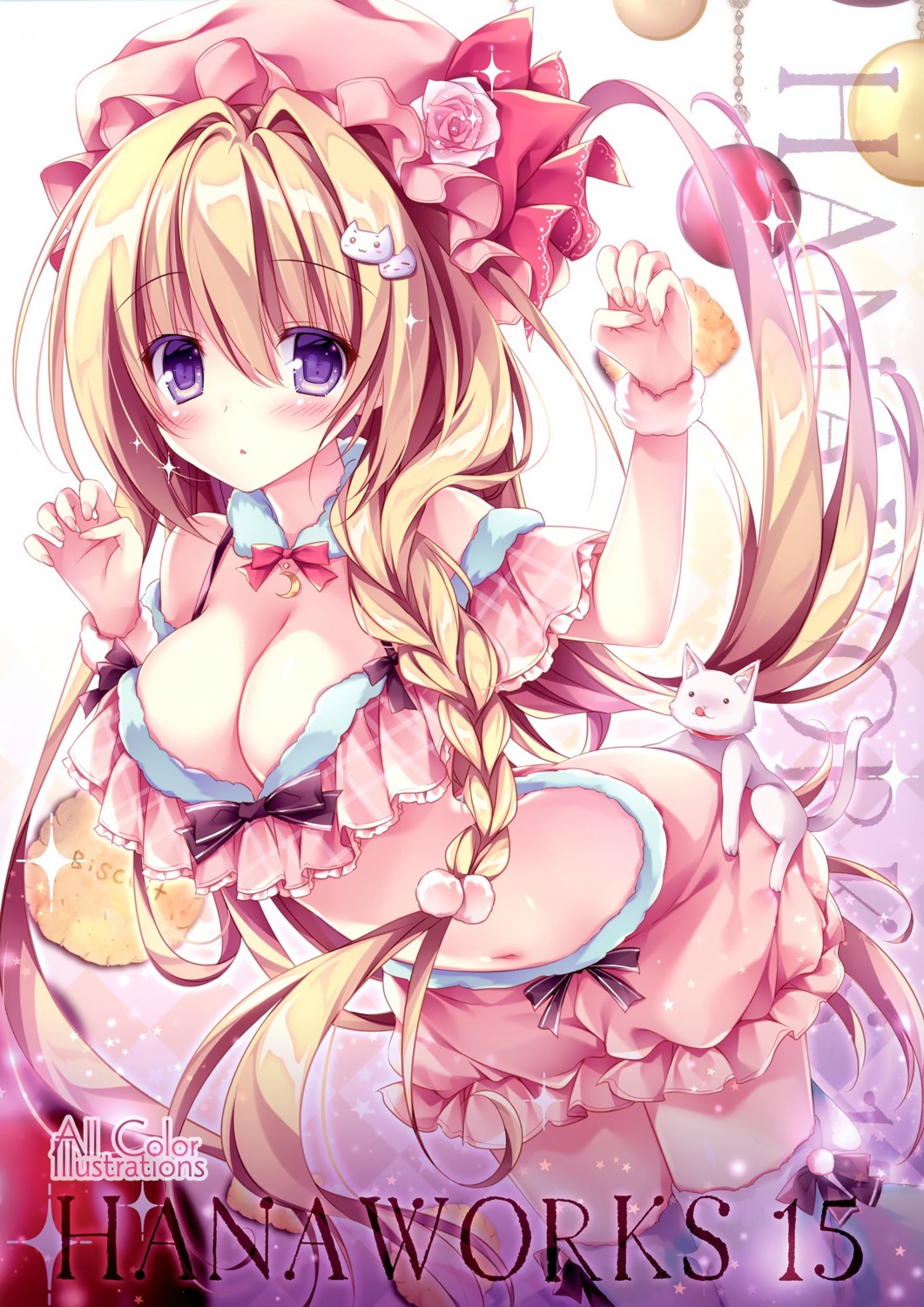 bloomers, bra, matsurija, nanaroba_hana, neko, thighhighs