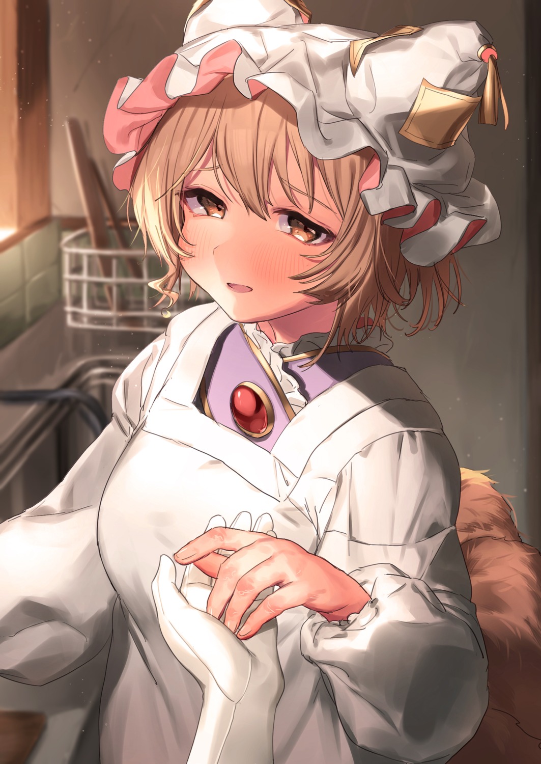 masanaga_(tsukasa), tail, touhou, yakumo_ran