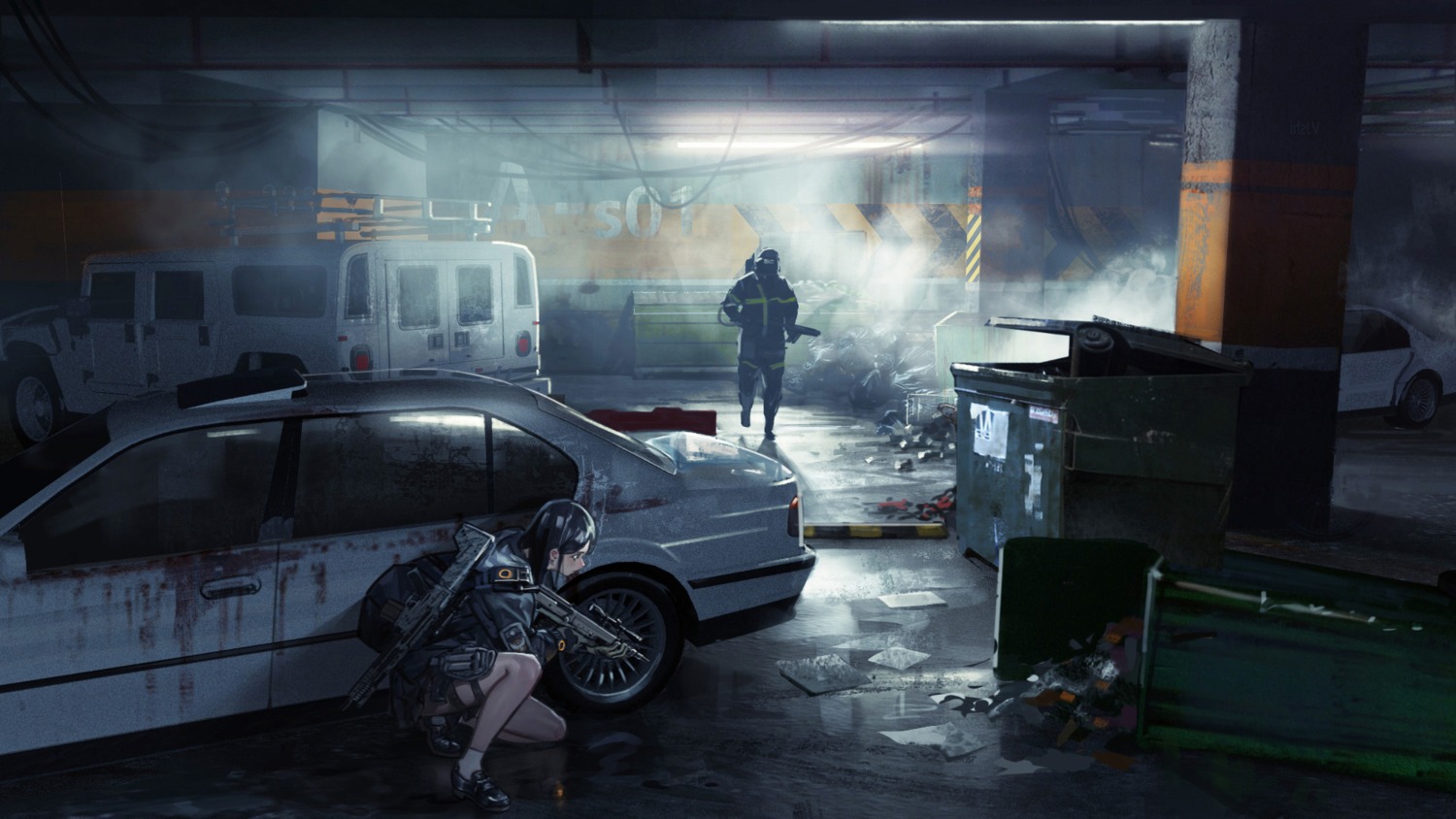 garter, gun, jun_(5455454541), landscape, tom_clancy's_the_division, wallpaper