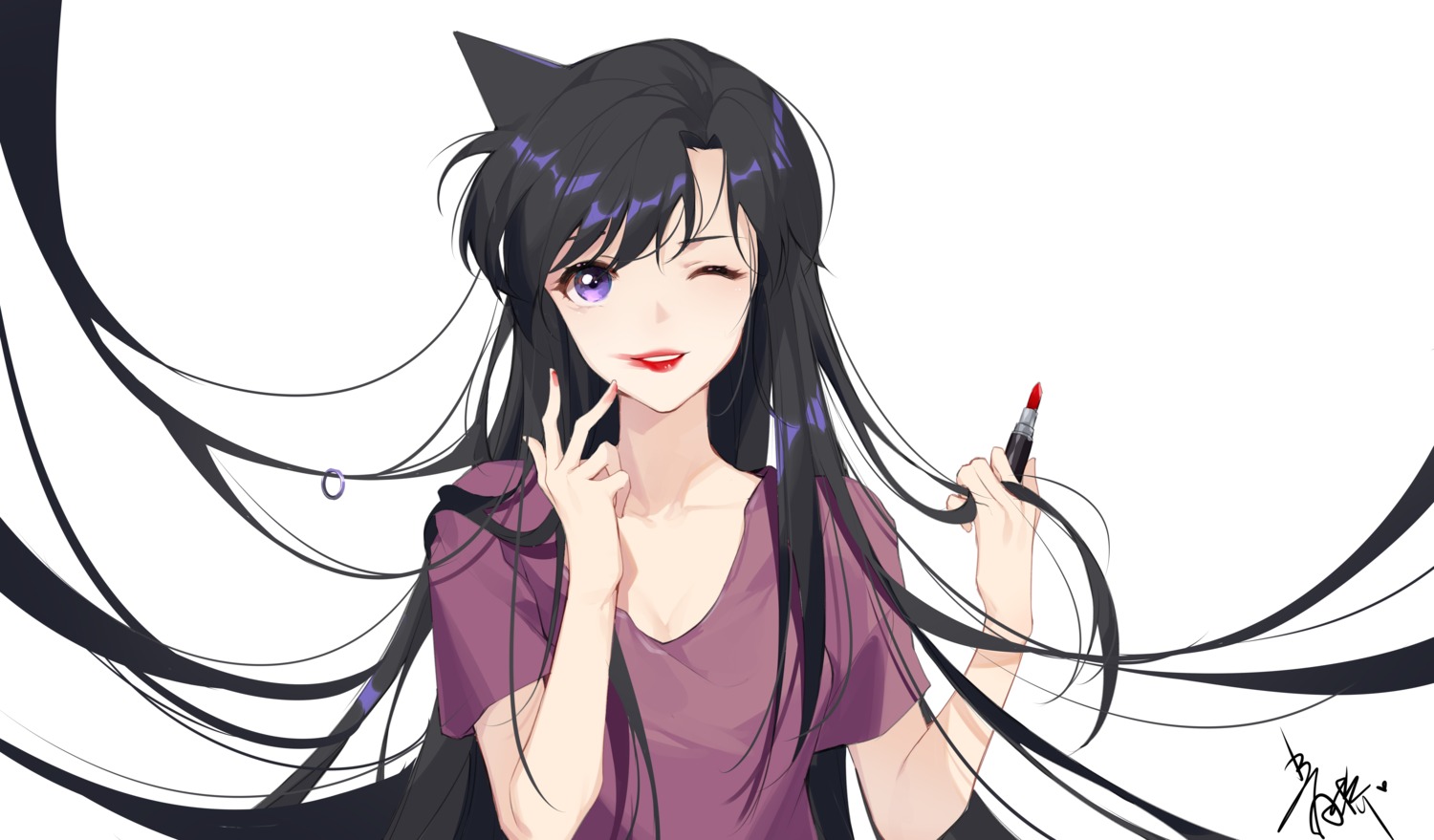 cleavage, meitantei_conan, mouri_ran, suyi-j