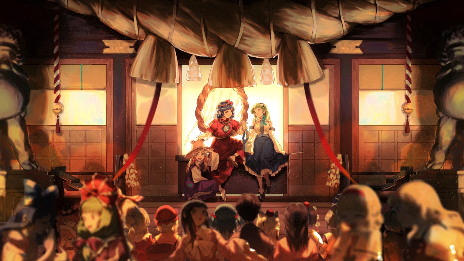 aki_minoriko, aki_shizuha, alice_margatroid, chun_lanlanlan, fujiwara_no_mokou, houraisan_kaguya, inubashiri_momiji, kagiyama_hina