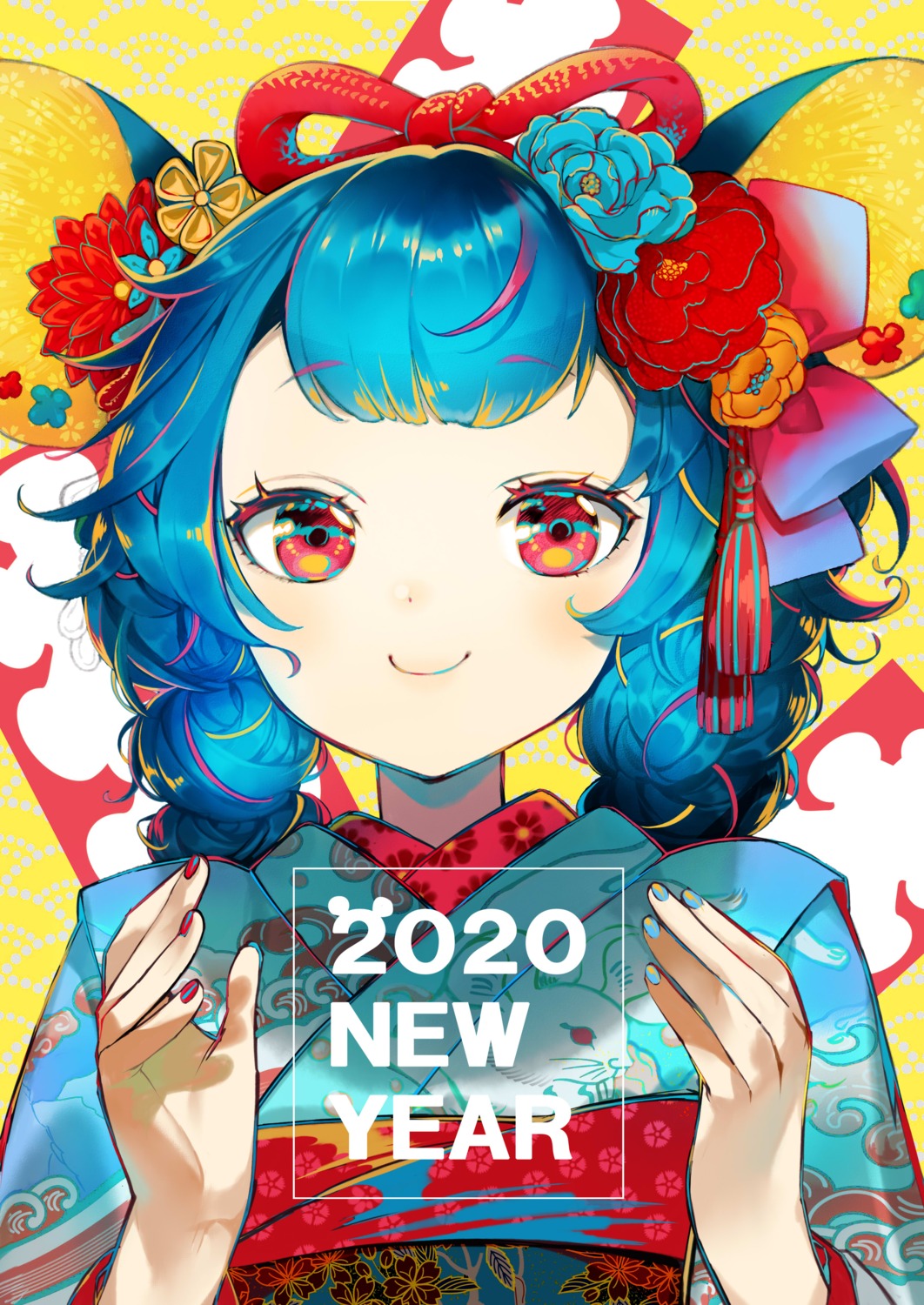 animal_ears, isaki_uta, japanese_clothes