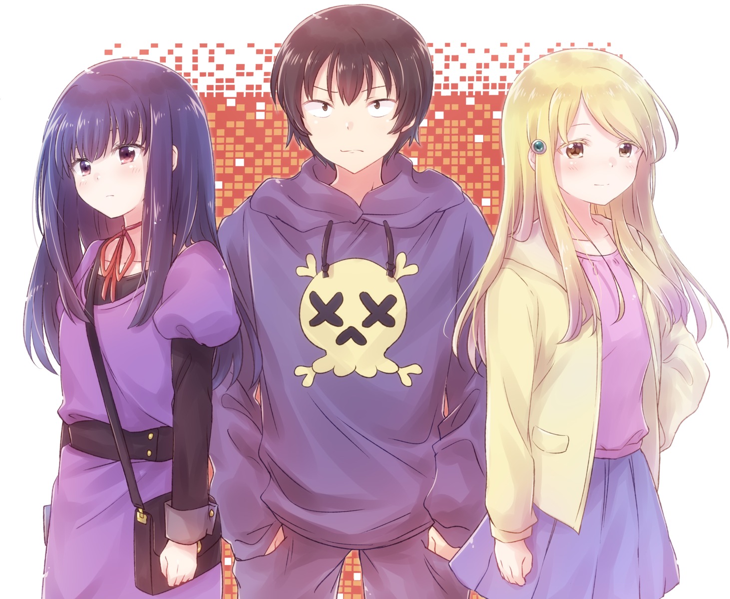 dress, hidaka_koharu, high_score_girl, nyaa_(nnekoron), oono_akira, yaguchi_haruo
