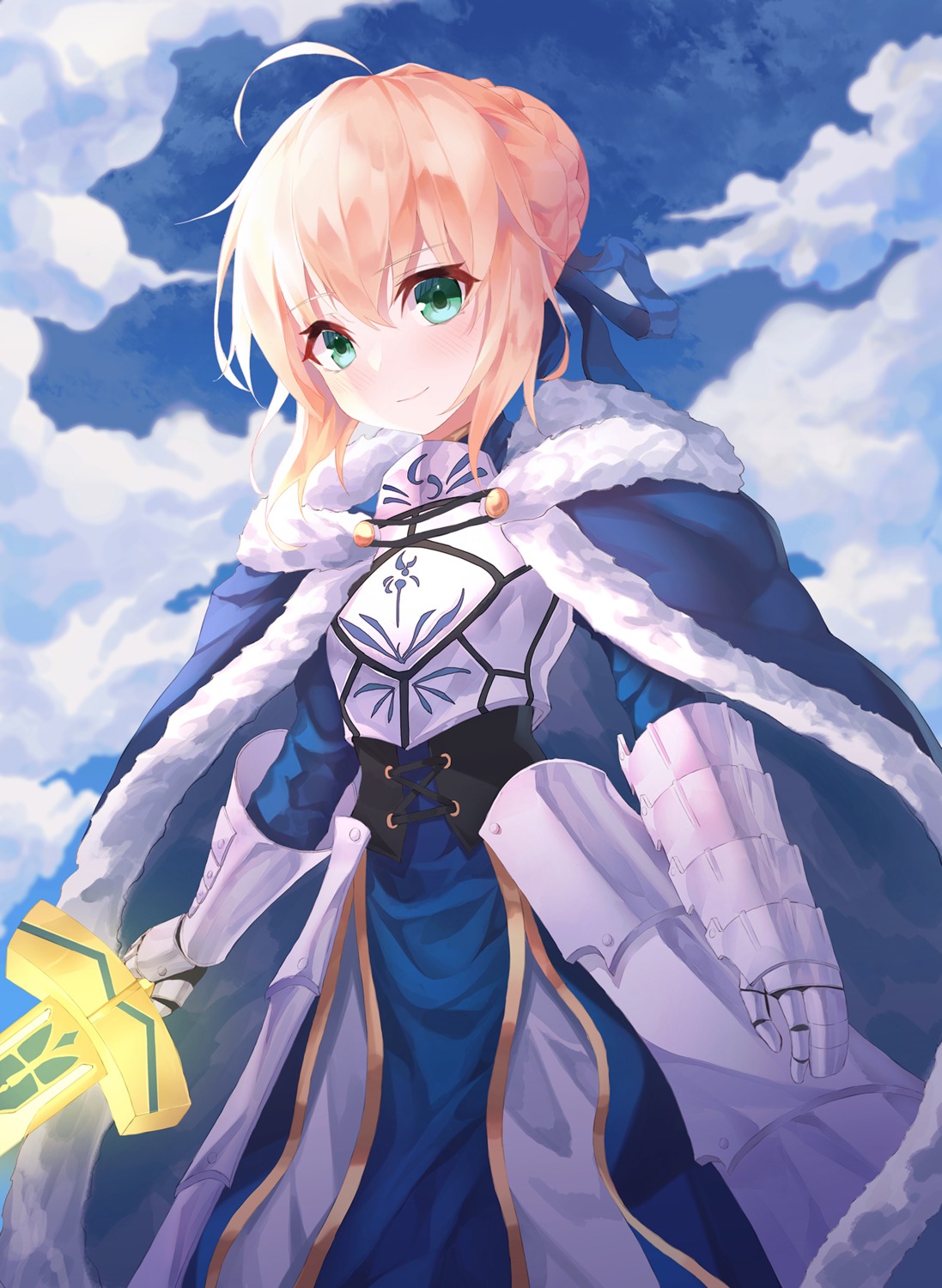 armor, artoria_pendragon_(fate), dress, fate/stay_night, minin982, sword