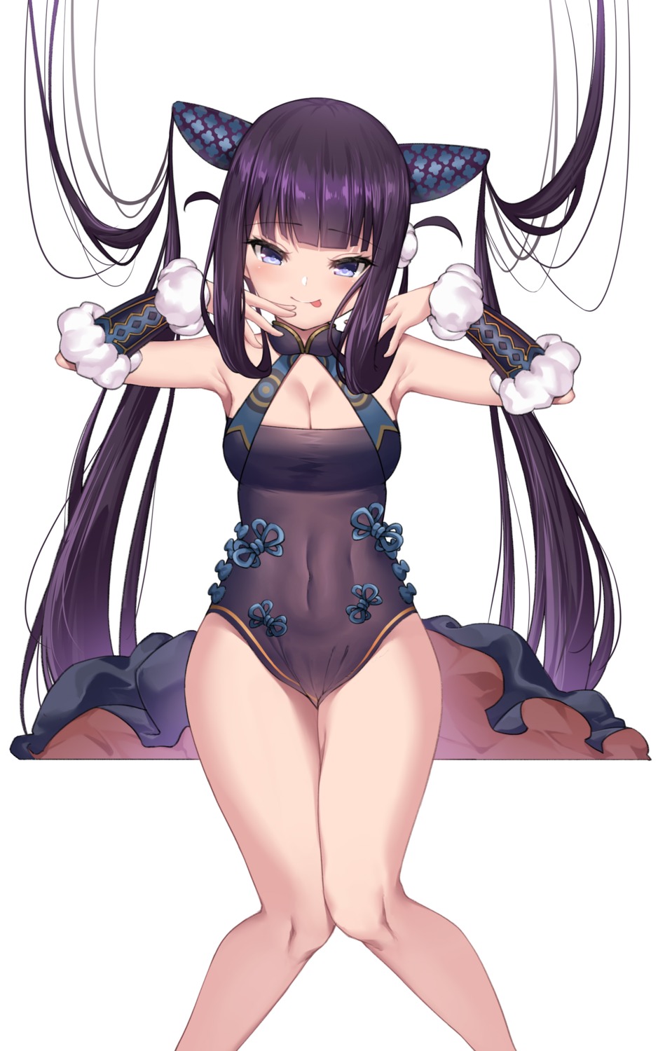 asian_clothes, cleavage, fate/grand_order, nekosama_shugyouchuu, yang_yuhuan_(fate)