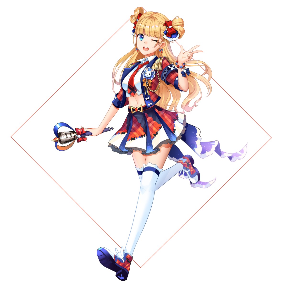 heels, thighhighs, uniform, yuden6969