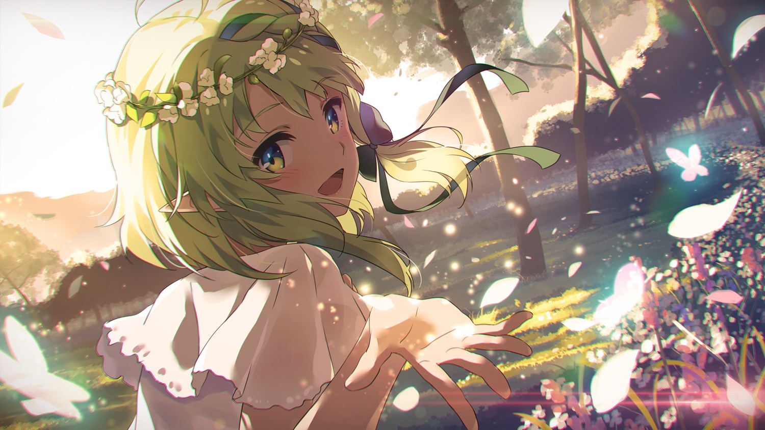 aria_project, narumi_nanami, pointy_ears, senjou_aria, wallpaper