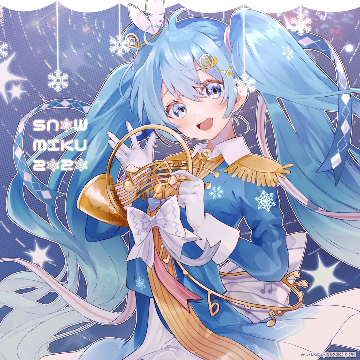 hatsune_miku, uniform, vocaloid, wakiobake, yuki_miku