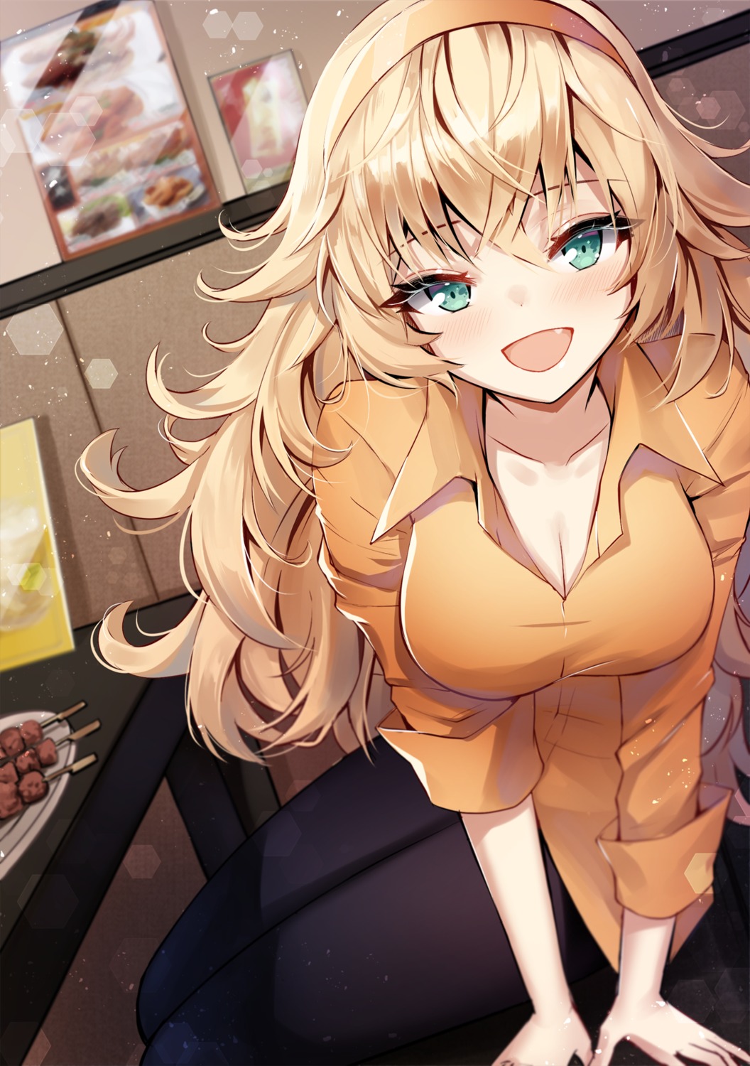ankkoyom, cleavage, dress_shirt, girls_frontline, s.a.t.8_(girls_frontline)