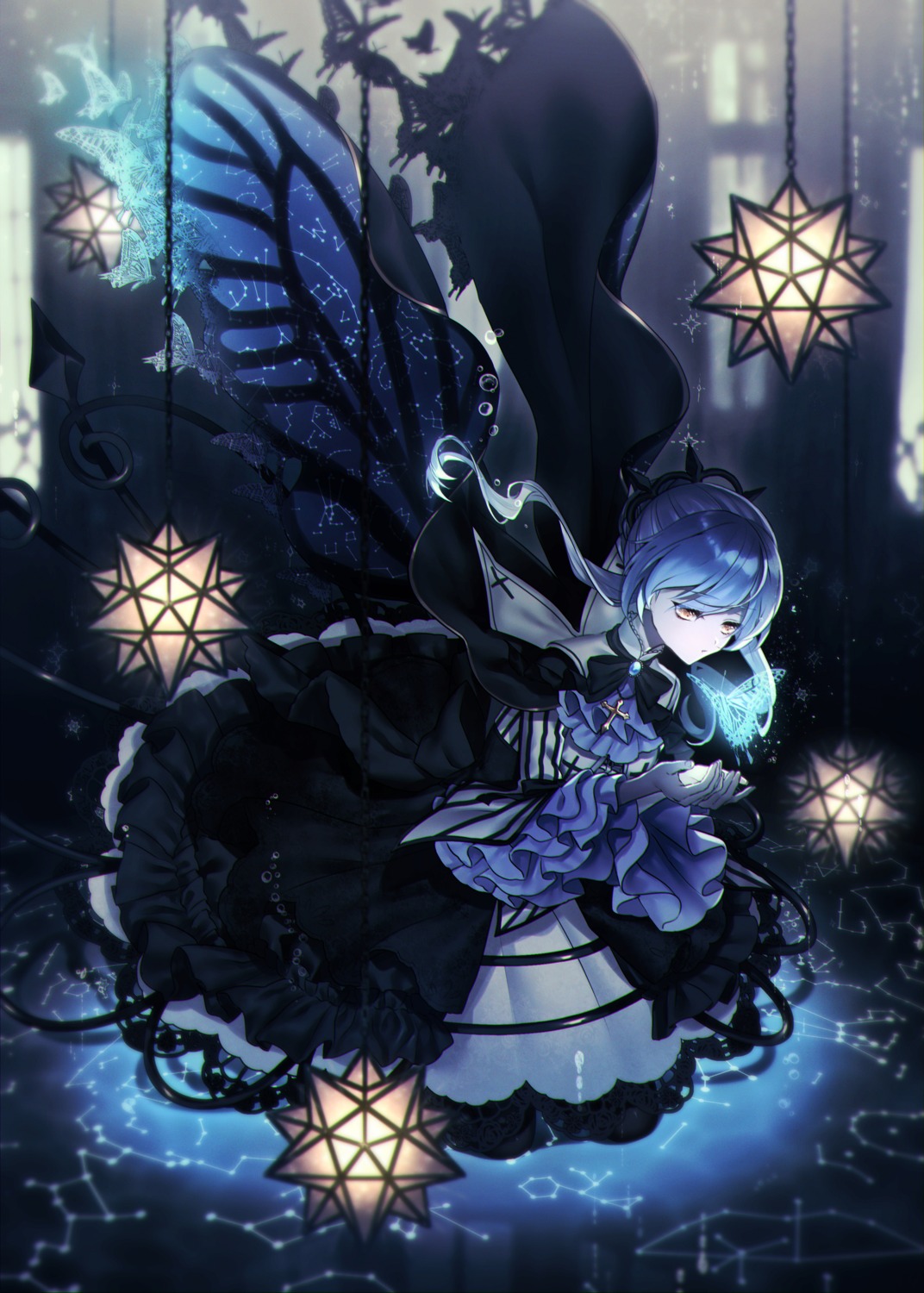 dress, gothic_lolita, lolita_fashion, moe_(hamhamham), wings