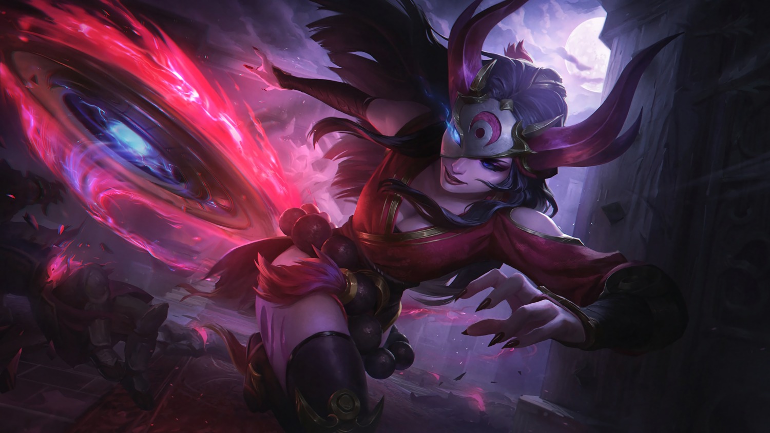 cleavage, league_of_legends, sivir, tagme, thighhighs, wallpaper