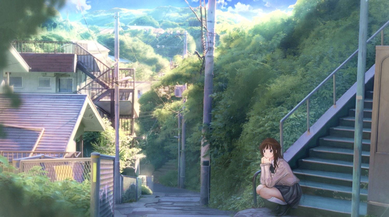 amagami, ciel4072, landscape, sakurai_rihoko, seifuku, sweater