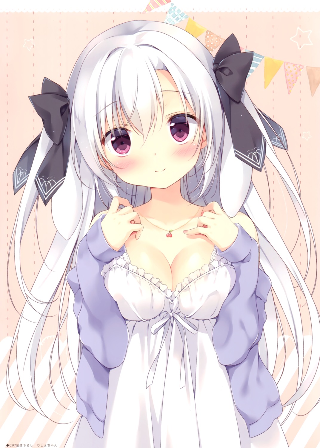 canvas+garden, cleavage, dress, miyasaka_miyu, shionomiya_richer