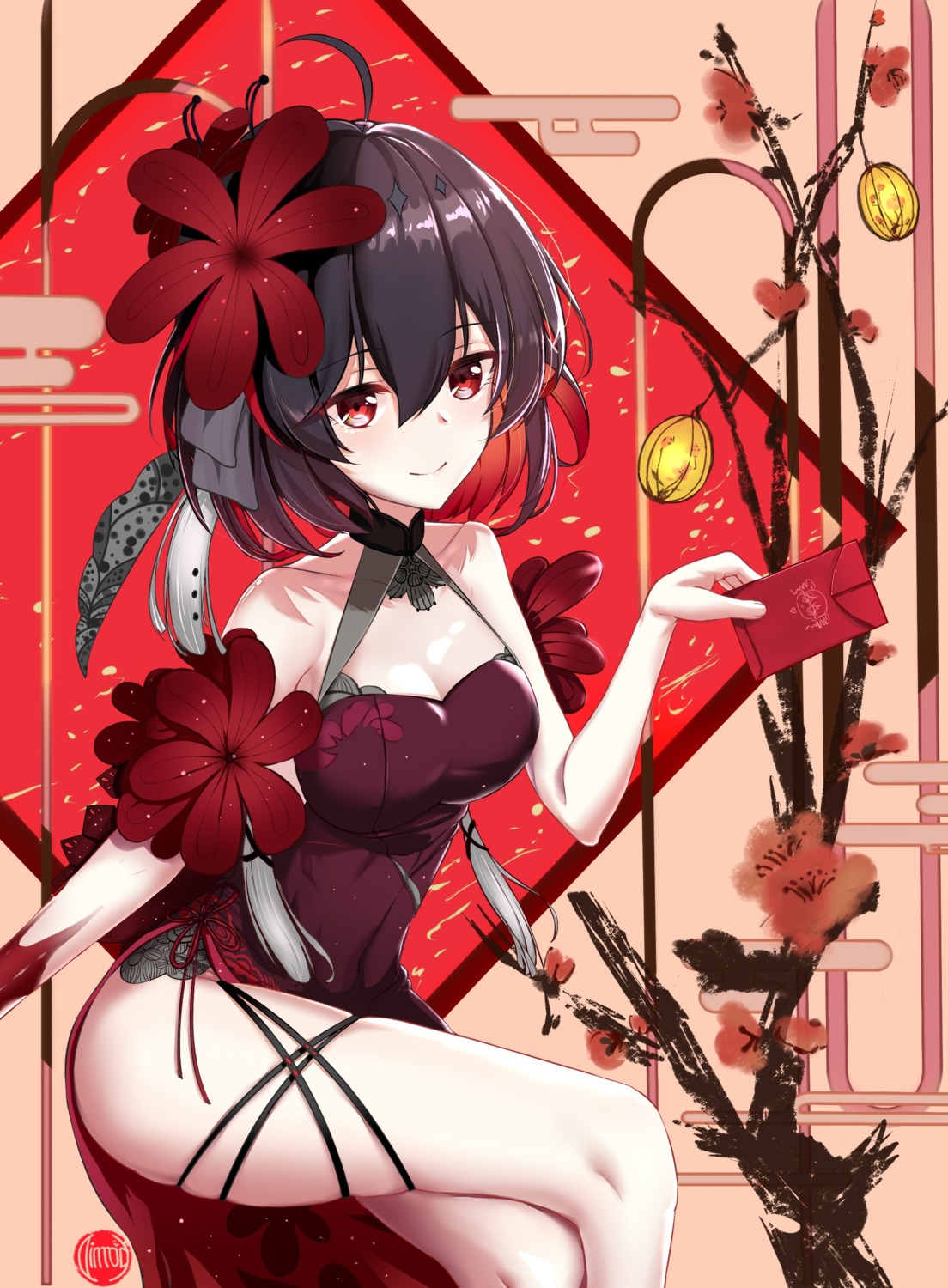 benghuai_xueyuan, chinadress, cleavage, garter, honkai_impact, seele_vollerei, timmoo