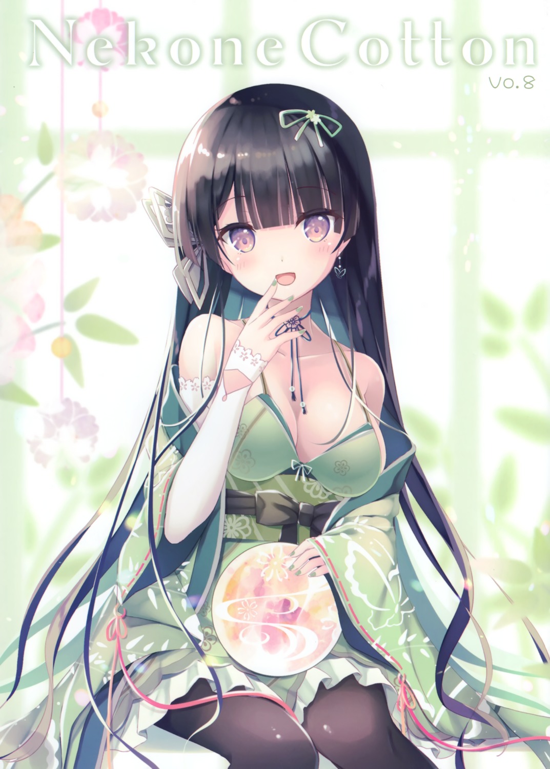 humuyun, kazari_(humuyun), lolita_fashion, nekone_cotton, no_bra, pantyhose, wa_lolita