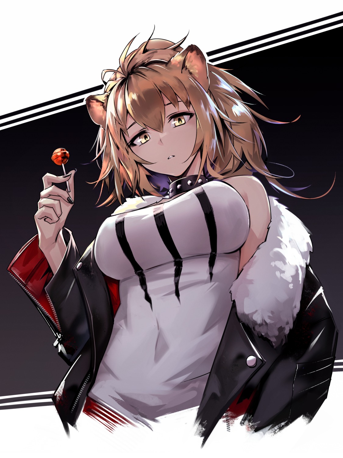 animal_ears, arknights, deel_(rkeg), siege_(arknights)
